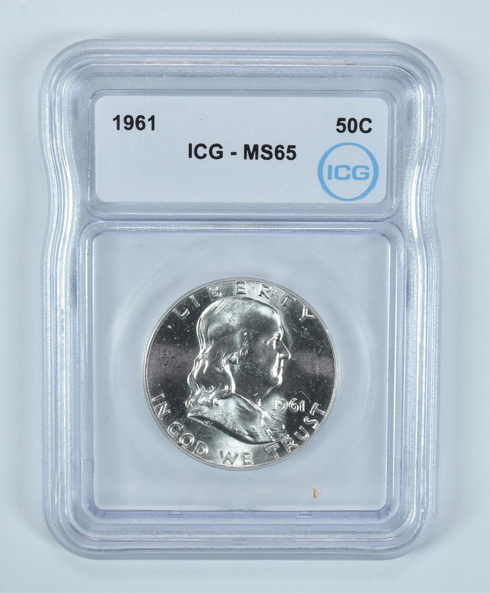 NGC PF66 1961 アメリカ フランクリンハーフダラー銀貨 1961年