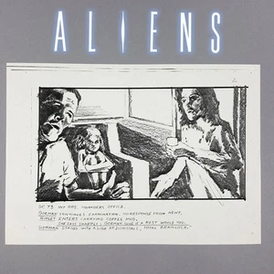Aliens (1986) - Produzione Usato Storyboard, Gorman, Ripley & Newt COA - Foto 1 di 9