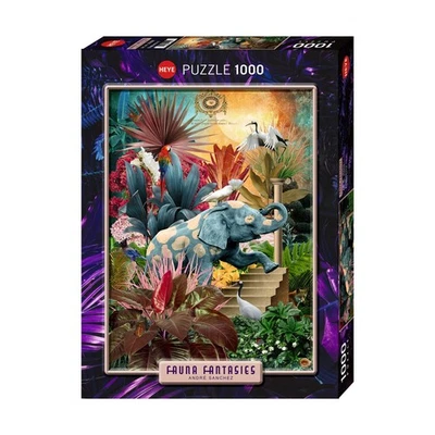 1000 件 HEYE PUZZLE Andr? Sanchez Elephantaisy 50 70 厘米 30008 — 第 1/2 张图片