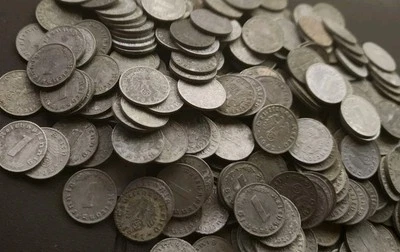 Germany WWII 1 Reichspfennig Zinc Coin 1940-1944 Nazi Third Reich[ 1 Coin ] - Image 1 of 4