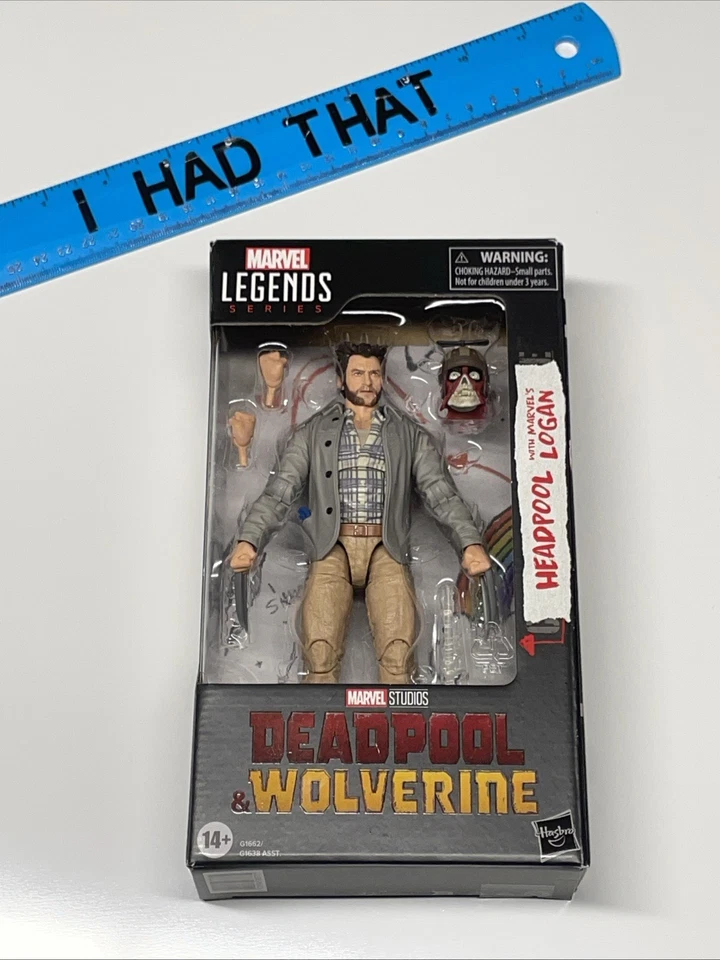 SHIPPNG Deadpool & Wolverine Marvel Legends Headpool w/ Logan 6" AF HASBRO