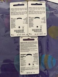 Hearing Aid Batteries 1.45v #312 3 packs - Picture 1 of 2