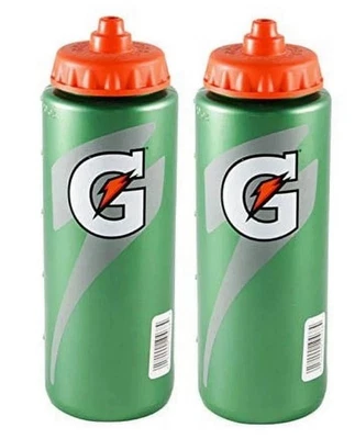 Gatorade 20oz Squeeze Water Bottle 2 PACK for Sports and Fitness