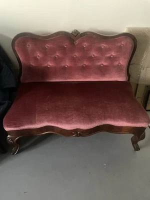 Bancos Tufted Bustle de 1880, juego de 2💕 Foto 1 de 4