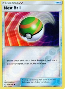 Pokemon Sun & Moon "Nest Ball" Reverse Holo! #123/149. NM-Mint! - Picture 1 of 1