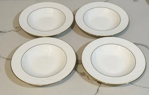 Lenox Snowdrift Gold 4er Set Suppenschalen Made in U.S.A. - Bild 1 von 4