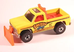 Hotwheels 1980 Super Raspador (Velocidad) en Amarillo, Hong Kong 1129 ~ ¡Bonito! - Imagen 1 de 6