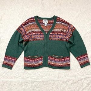 Heirloom Collectibles Strickpullover Fair Isle Geometrisch Damen Large Vintage 90er - Bild 1 von 6