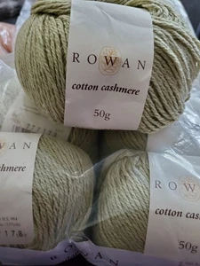 Rowan Cotton Cashmere, DK 5x 50g (250g) Linden Green - Picture 1 of 2