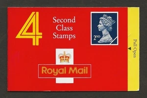 GB 1990 4 x deep blue 2nd CLASS STAMP BOOKLET HA3. FREE UK POST - Picture 1 of 3