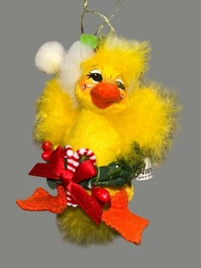 Seltene 2008 Annalee Weihnachten gelbe Ente 4" Ornament - Bild 1 von 6