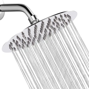 Rain Shower Head, High Pressure Rainfall Showerhead Stainless Steel, Bathroom... - Picture 1 of 9