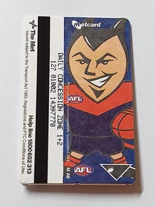 AFL VFL MELBOURNE FOOTBALL CLUB THE MET METCARD 4 TICKETS TOTAL - Picture 1 of 5