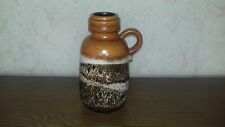 Scheurich Keramik Vase Krug Vintage 413-20 Fat Lava braun