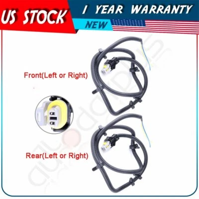 Par de 2 sensores de velocidad de rueda ABS traseros y delanteros para 04 Oldsmobile Silhouette Foto 1 de 4
