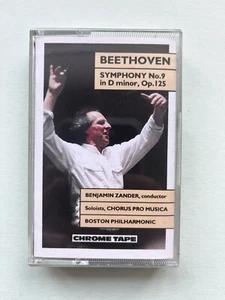 Beethoven, Symphony No. 9 in D Minor, Cassette Tape, Zander, Boston Philharmonic - Picture 1 of 4
