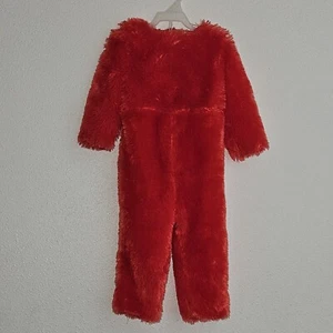 Elmo Sesame Street Halloween Costume Baby 12-18 Months Furry Plush Jumpsuit Only - Picture 1 of 3