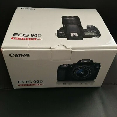 new Canon 90D 32.5MP & 18/55mm STM lens. 2yr Warranty - Image 1 of 4