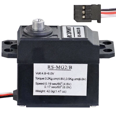 Standard Servo Metallgetriebe RC Car RC Boot 3.5kg Torque 0.17s Speed Ersatzteil - Bild 1 von 4