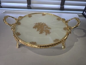 Luxury on a Tray – Gold & Ivory White Perfection!! - Kings Kitchenware - Picture 1 of 3