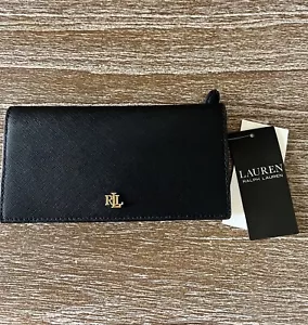 Neu Lauren Ralph Lauren Geldbörse aus schmal gerissenem Leder - Bild 1 von 4