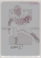 2016 Panini National Treasures Collegiate Printing Plate Magenta 1/1 Matt Forte