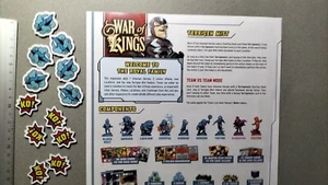 TOKENS & RULES ENGL/WAR OF KINGS/MARVEL UNITED MULTIVERSE CMON G850+ - Imagen 1 de 1