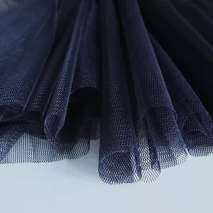 Navy Blue Soft Tulle Bridal Fabric with drape 150cm wide - by the metre - Picture 1 of 5