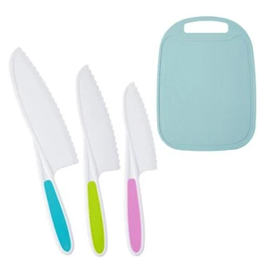 Kids Knife Set Kids Knifes for Real Cooking 3 Pieces Kids Knife with Cutting ... - Picture 1 of 6