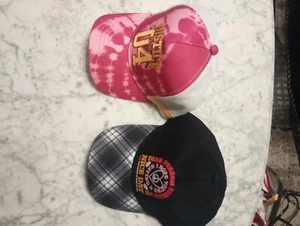 2 New with Tags Justice Girls Baseball Caps for one price free shipping Look! - Picture 1 of 4