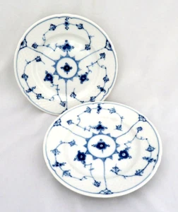 2 Pc B & G Denmark Copenhagen Blue Traditional 6 1/4" Bread & Butter Plates 28A - Picture 1 of 5