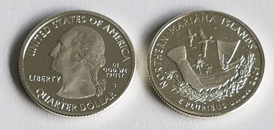 2009-S Northern Mariana Islands Quarter | Silver 25 c Proof | 1 Coin - Image 1 of 1