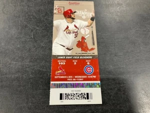 Talón de boleto Cardinals 2015 9/9/15 vs Cubs - Imagen 1 de 1