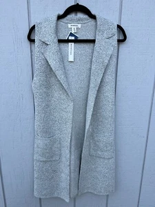NEW Monteau Los Angeles XS Jacket Open Cardigan Cocoon Sweater Women's Juniors - Picture 1 of 16