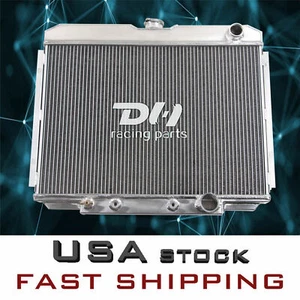 338 24''W 3Row Aluminum Radiator For 1967-1970 68 69 FORD MUSTANG MERCURY COUGAR - Bild 1 von 12