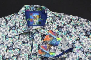 Robert Graham Hemd Herren 2XL Geometrisch Flip Manschette Langarm Knopfleiste - Bild 1 von 8