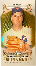 2021 TOPPS ALLEN AND GINTER CHROME MINI *GOLD REFRACTORS* #150 TOM SEAVER/50