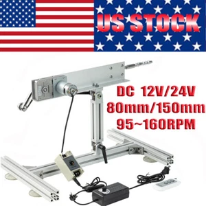 12V 24V hágalo usted mismo actuador lineal recíproco 12V 24V hágalo usted mismo 150 mm control remoto - Imagen 1 de 22