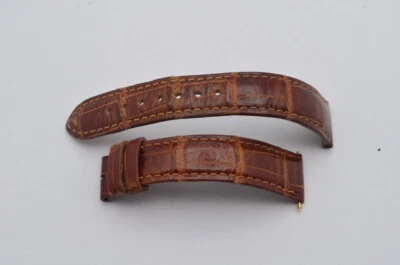 Cartier Leather Bracelet 16Mm Buckle 14Mm New 16-14 Brown - Image 1 of 2