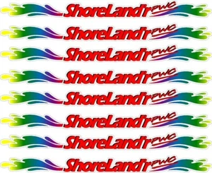 SHORELAND'R TRAILER DECALS STICKERS CALCOMANIAS (SET OF 2) 1 PAIR - Bild 1 von 1