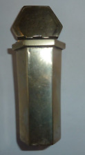 superbe boite à tabac de pipe à eau chinoise en bronze à décor d'inscriptions