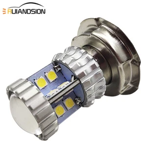 1X P26S 3030 LED Lampe avant de scooter d'ampoule de phare de moto Blanc 10V-30V - Imagen 1 de 6