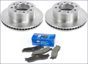 2x Brake Discs + Brake Pads Front for DODGE RAM 1500 PICKUP 2006 - 2008 - Picture 1 of 1