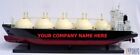 LGN Gas Carrier - Gas Tanker Wooden Model Ship - Custom Make Company Name