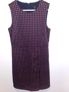 Ann Taylor Mini Dress Women's sz 8 Stretch Slimming NWT Red White Blue - Picture 1 of 5