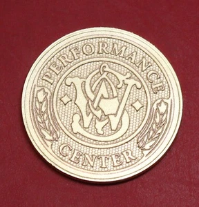 Smith & Wesson Performance Center Display Case Bronze Medallion - Picture 1 of 2