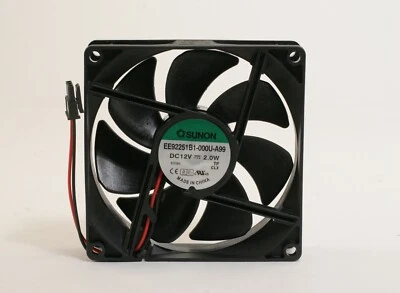Sunon Fan EE92251B1-000U-A99 92 x 25MM 12VDC w/ Wire Axial Fan