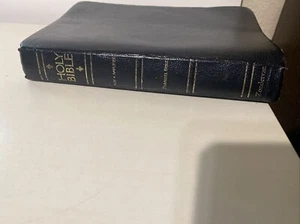 Zondervan KJV Amplified Parallel Bible 1995 Black Bonded Leather Used - Picture 1 of 16
