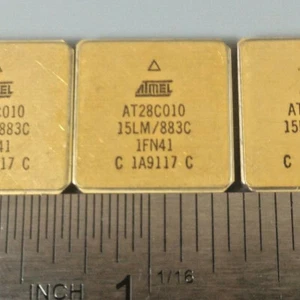 ATMEL AT28C010-15LM/883 EEPROM 128Kx8 5V CLLCC 44PIN - Picture 1 of 6