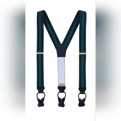 Tirantes Brooks Brothers verde y azul nuevos Foto 1 de 4